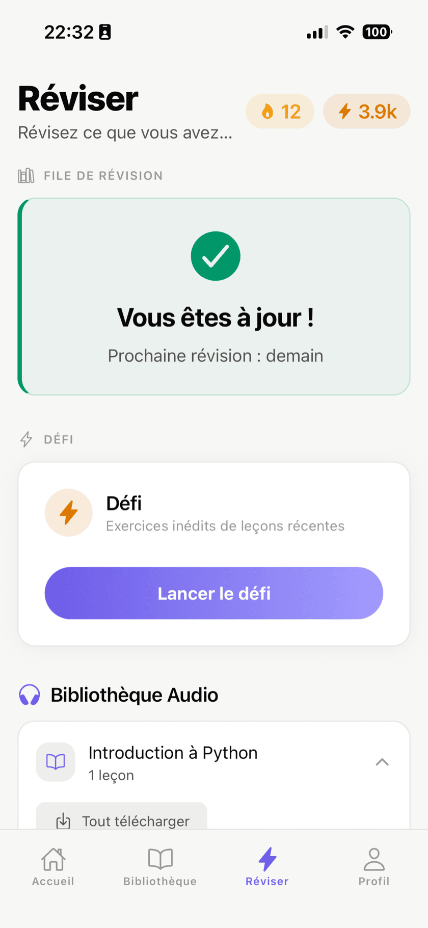 Exercice de texte à trous avec banque de mots